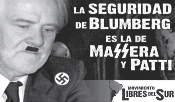 FUERA BLUMBERG DE LA PLAZA DEL PUEBLO Y DE LAS MADRES.